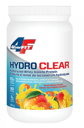4 EVERFIT HYDROCLEAR WHEY PROT 500G PEACH RING FLAVOUR
