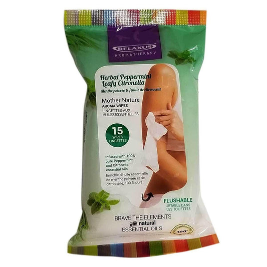 RELAXUS WIPES AROMATHERAPY PER PACK / 15 WIPES