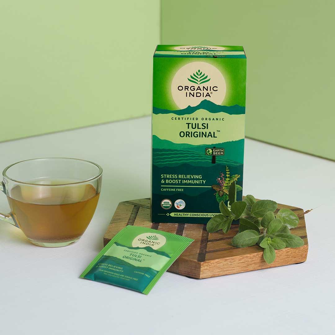 ORG INDIA TULSI ORIGINAL 25 INFUSION BAGS