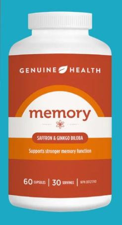 GH MEMORY SAFFRON+GINKGO 60 CAPS
