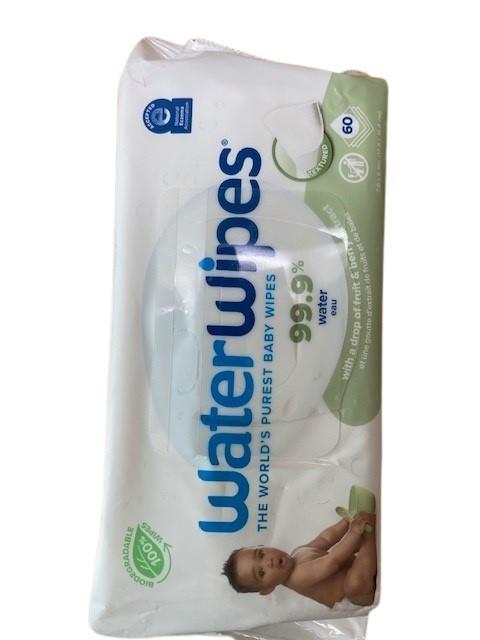 WATERWIPES BABY WIPES TEXTURED 60 WIPES