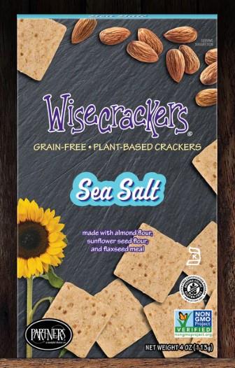 PARTNERS WISECRACKERS GRAIN FR SEA SALT / 113g