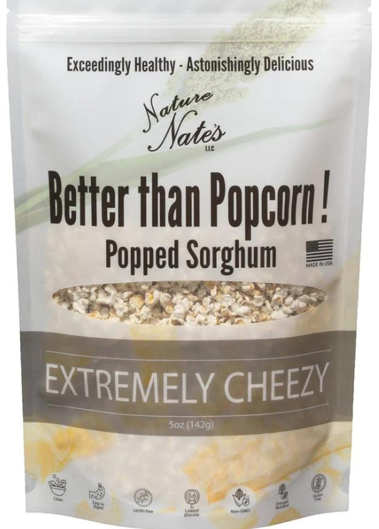NATE POPPED SORGHUM CHEEZY 142g
