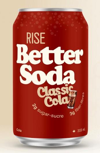 RISE BETTER SODA CLASSIC COLA 4x355ml