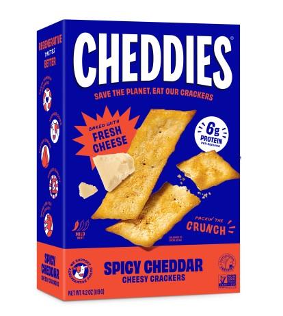 CHEDDIES CRACKERS SPICY CHEDDE 119g