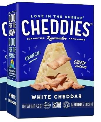 CHEDDIES CRACKERS WHITE CHEDDA 119g