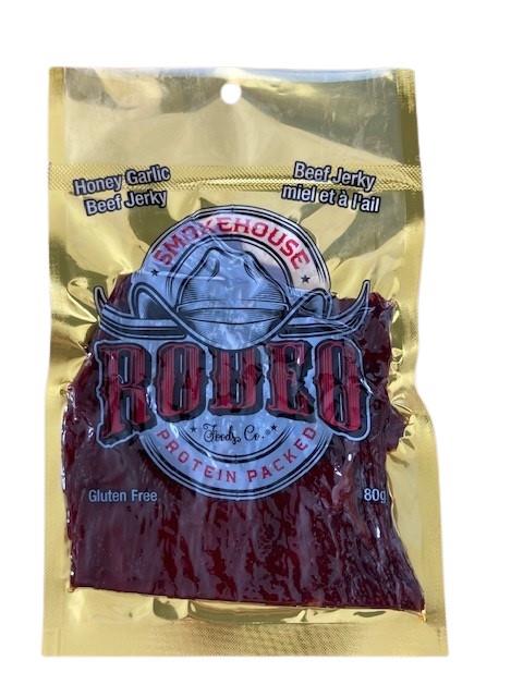 RODEO BEEF JERKY HONEY GARLIC 80g