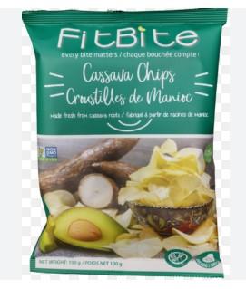 FITBITE CASSAVA CHIPS AVOCADO 100g
