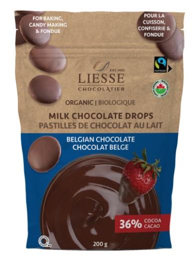 LIESSE CHOCOLATE DROPS MILK 200g