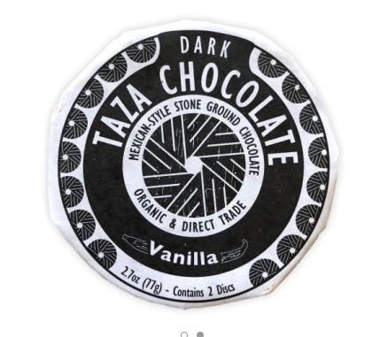 TAZA DARK CHOC DISC VANILLA 77g