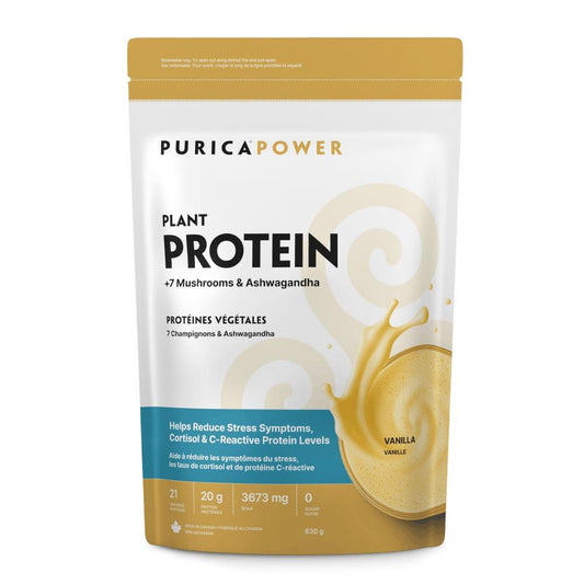 PLANT PROTEIN + MUSHROOMS & ASHWAGANDHA - VANILLA / 630g