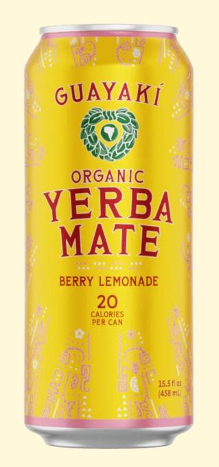 GUAYAKI YERBA MATE BERRY LEMON 458ml