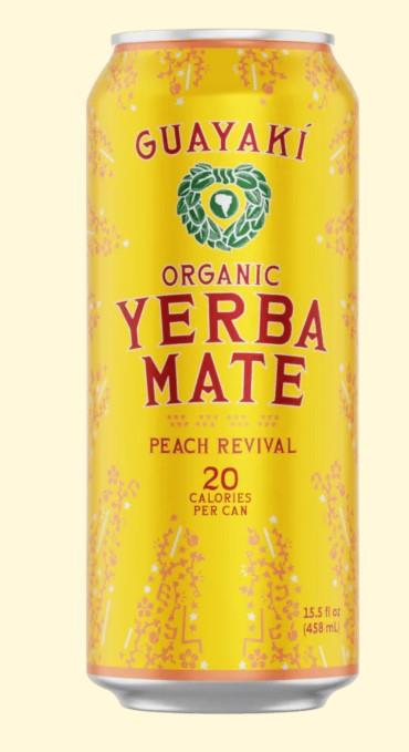 GUAYAKI YERBA MATE PEACH 458ml