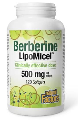 NF BERBERINE LIPOMICEL 500mg / 120 SGELS