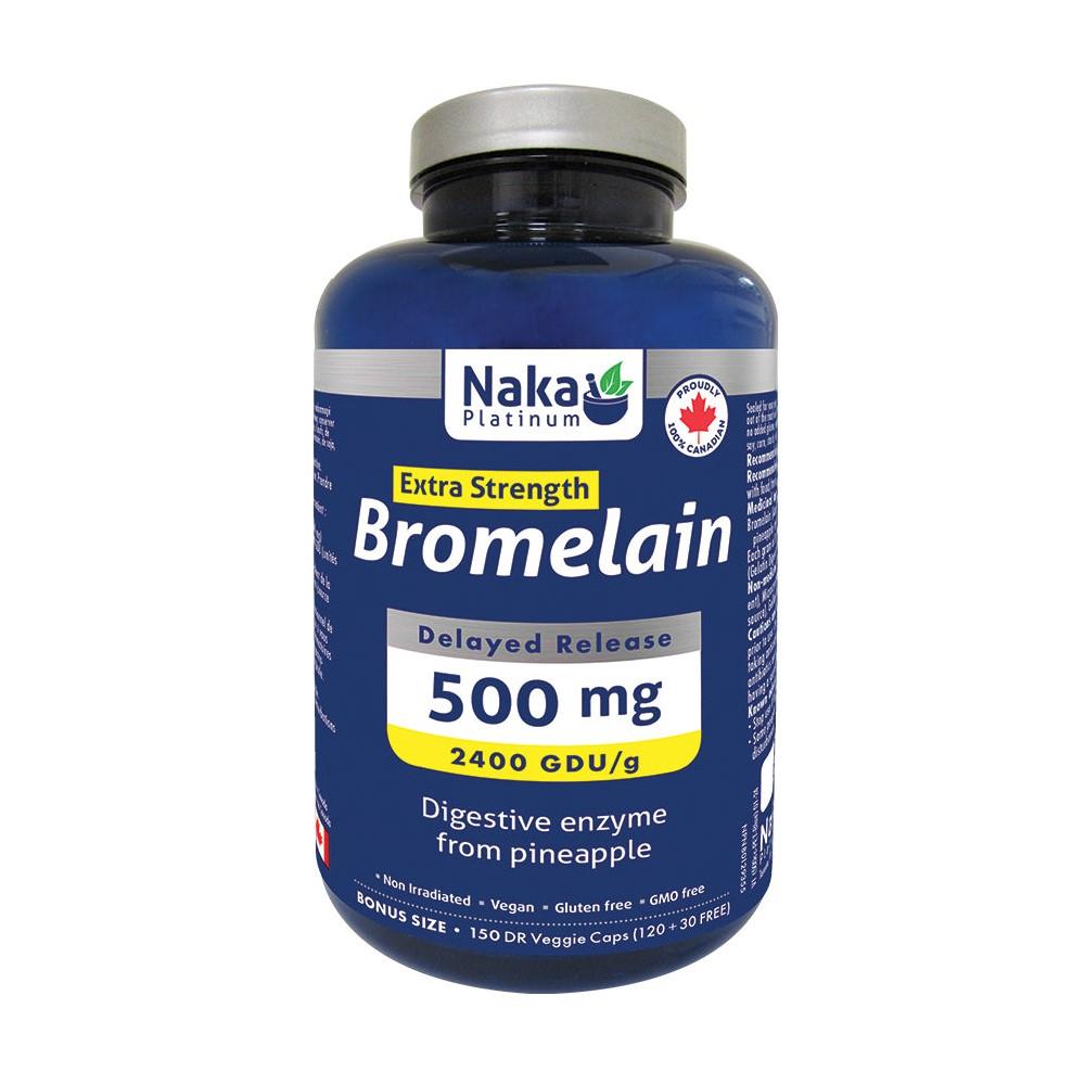 NAKA BROMELAIN EXTRA STRENGTH 500mg / 150 VCAPS