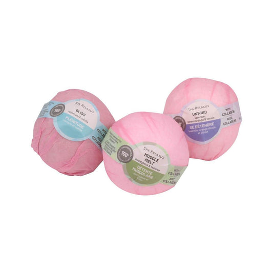 RELAXUS BATH BOMBS COLLAGEN  3x100g