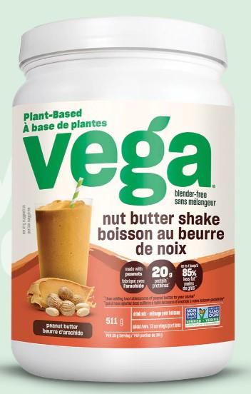 VEGA NUT BUTTER SHAKE PEANUT / 511g