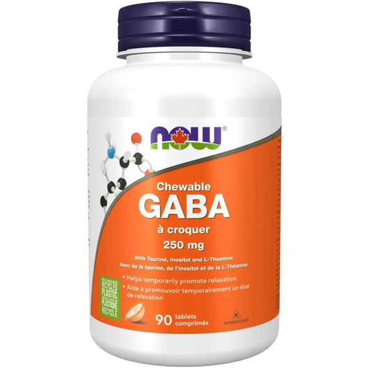 NOW GABA CHEWABLE - 250mg / 90 TABS