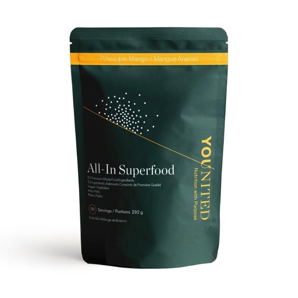 YN ALL-IN SUPERFOOD  PINEAPPLE MANGO / 292g