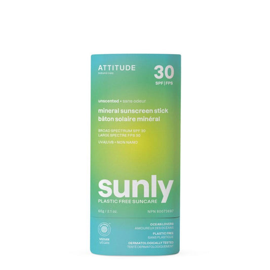 ATTITUDE SUNSCREEN 30SPF UNSCENTED / 60g