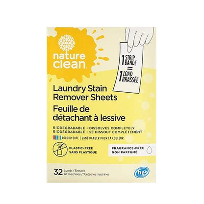 NATCLE LAUNDRY SHEETS STAIN RE 32 LOADS