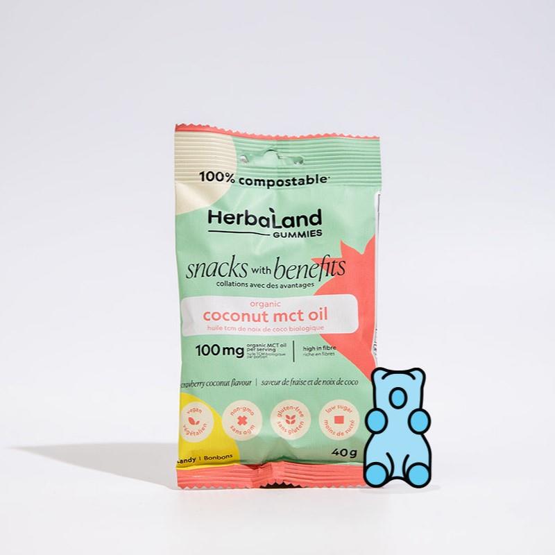MCT OIL GUMMIES - STRAWBERRY COCONUT / 40g