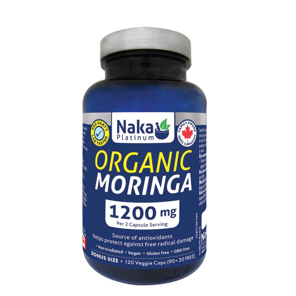 MORINGA [ORGANIC] - 600mg / 120 CAPSULES