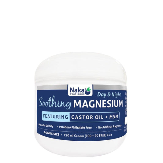 MAGNESIUM CREAM WITH CASTOR OIL & MSM - 120ml