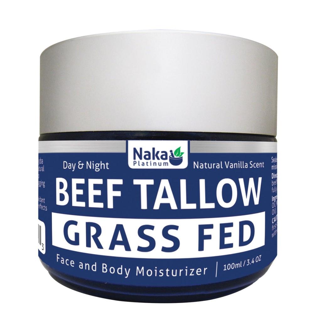 BEEF TALLOW FACE & BODY MOISTURIZER - VANILLA / 100ml