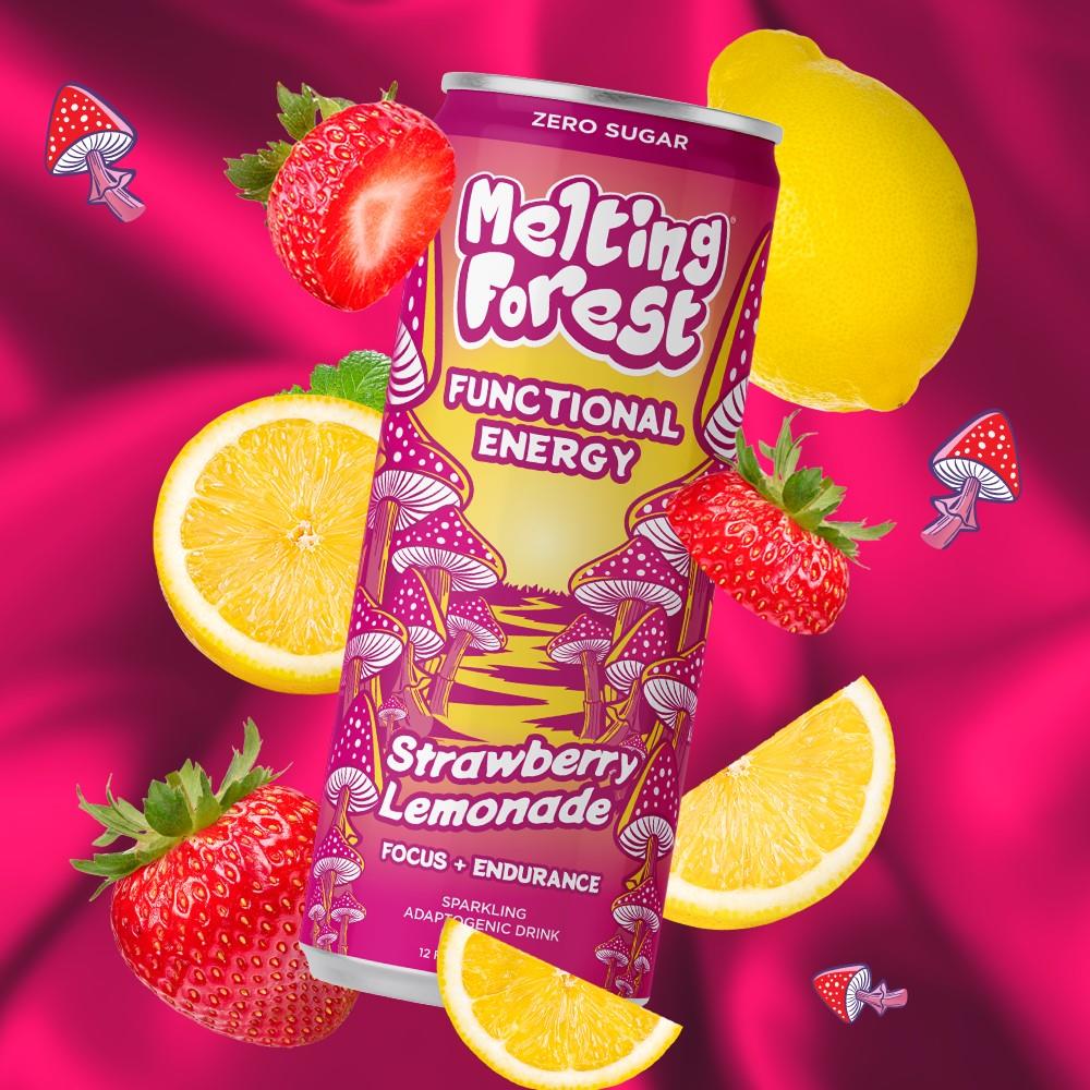 MUSHROOM ENERGY - STRAWBERRY LEMONADE / 355ml