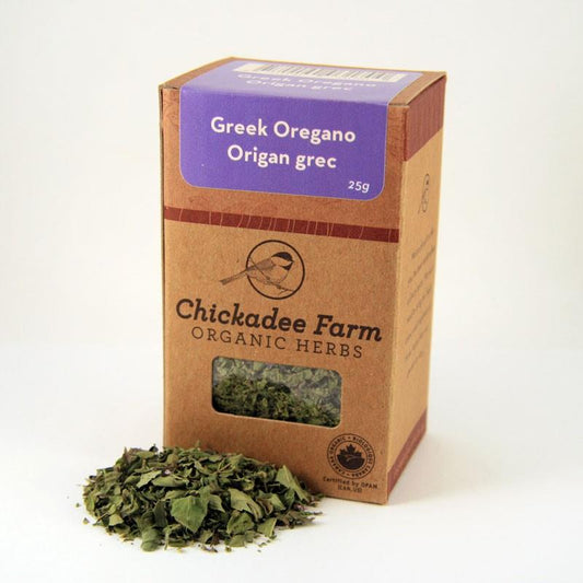 CHICKADEE FARM OREGANO GREEK ORGANIC, 25G