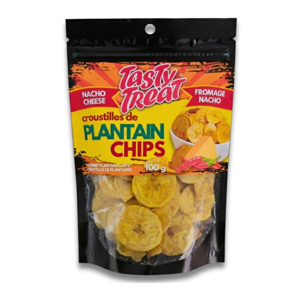 PLANTAIN CHIPS - NACHO CHEESE / 100g