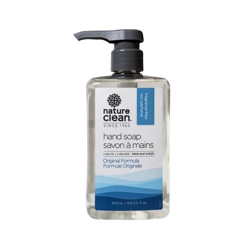 NATURE CLEAN HAND SOAP UNSCENTED, 500ML