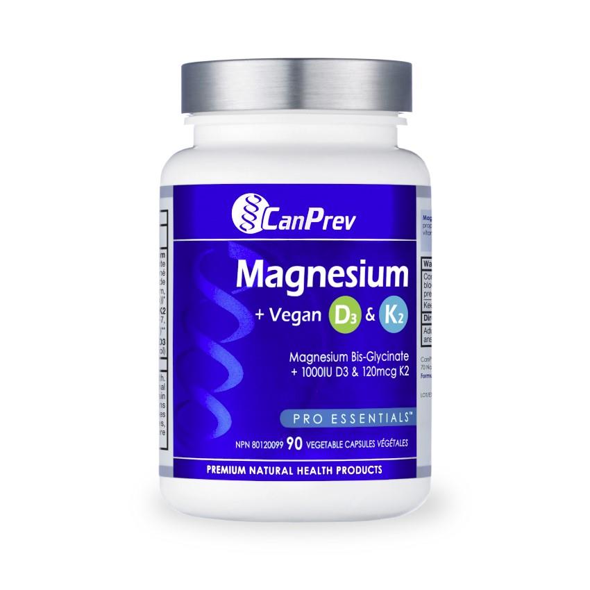 MAGNESIUM + D3 & K2 - 90 CAPSULES