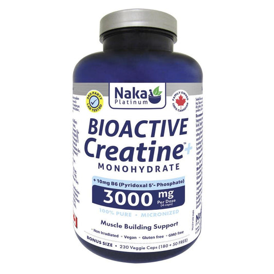 CREATINE MONOHYDRATE + B6 - 230 CAPSULES