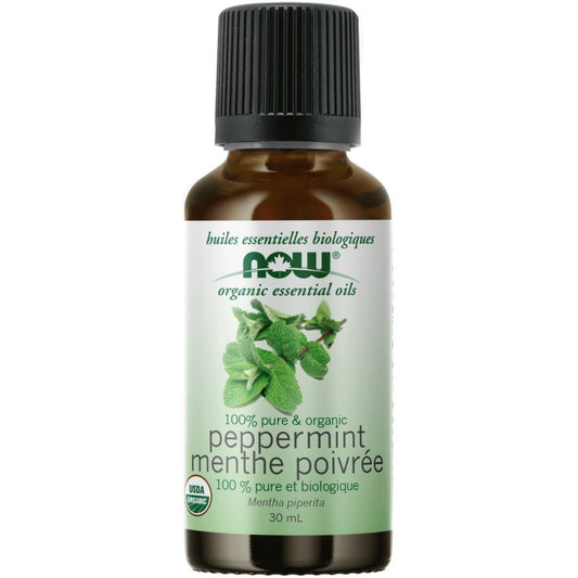 NOW OIL 100% PEPPERMINT ORGANIC - 30ml