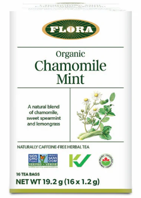 FLORA TEA CHAMOMILE MINT - 16 TBAGS