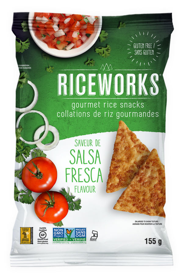 RICE WORK RICE CHIPS SALSA 155G