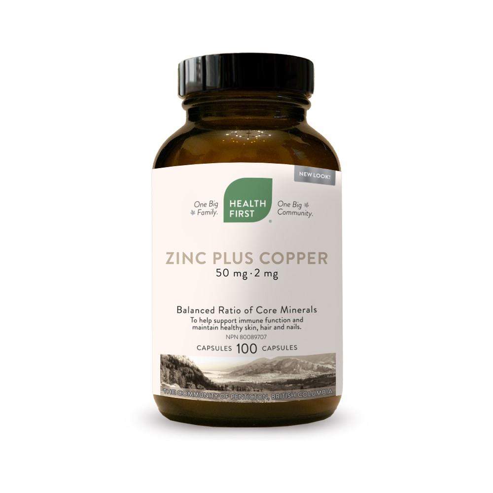 Zinc Citrate + Copper - 50 mg / 100 Capsules