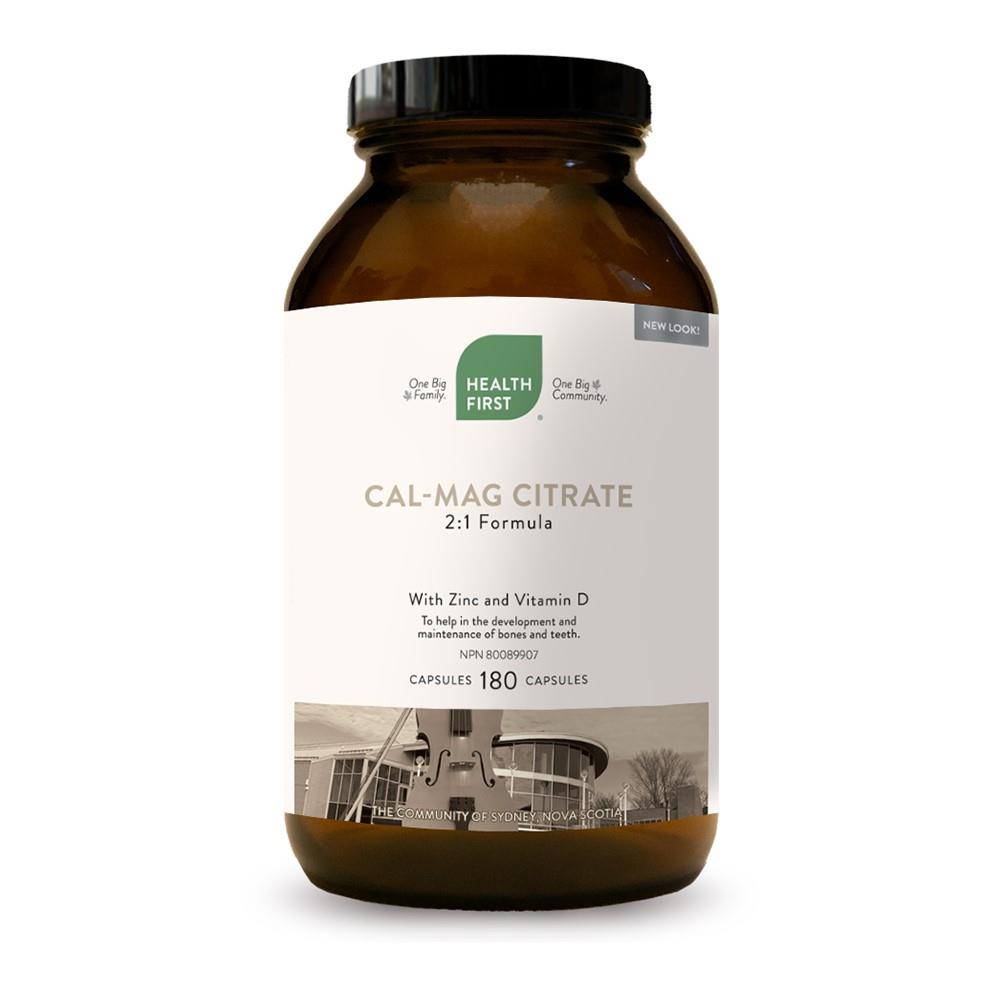 Cal Mag Citrate 2:1 Zinc & D - 180 Capsules