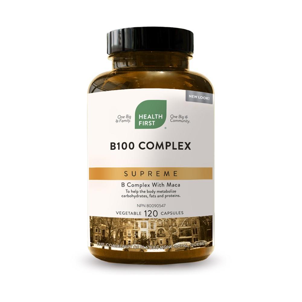 B-100 Supreme with Maca - 120 Vegetarian Capsules