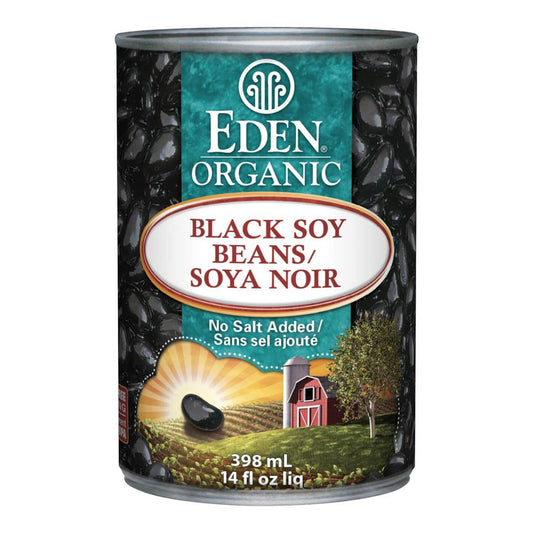EDEN ORGANIC SOY BEANS NO SALT, 398ML
