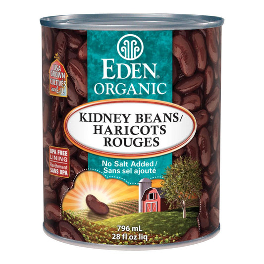 EDEN ORGANIC KIDNEY BEANS ORGANIC, 796ML