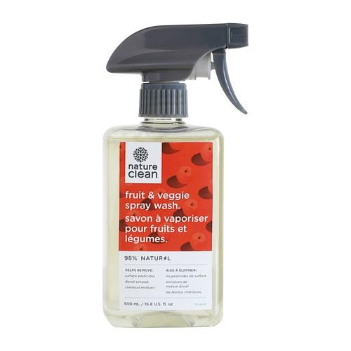 NATURE CLEAN FRUIT/VEG WASH SPRAY, 500ML