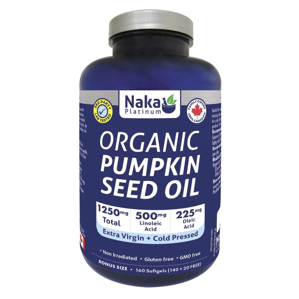 PUMPKIN SEED OIL - 1250mg / 160 SOFTGELS