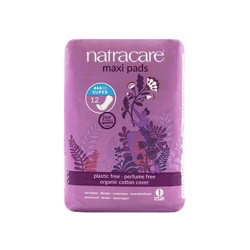 NATRACARE MAXI PADS - SUPER / 12 PADS