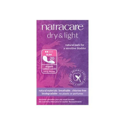 NATRACARE PADS DRY & LIGHT - 20 PADS