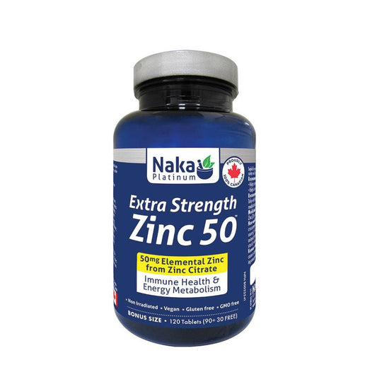 ZINC 50 ZINC CITRATE - 50mg / 120 TABLETS