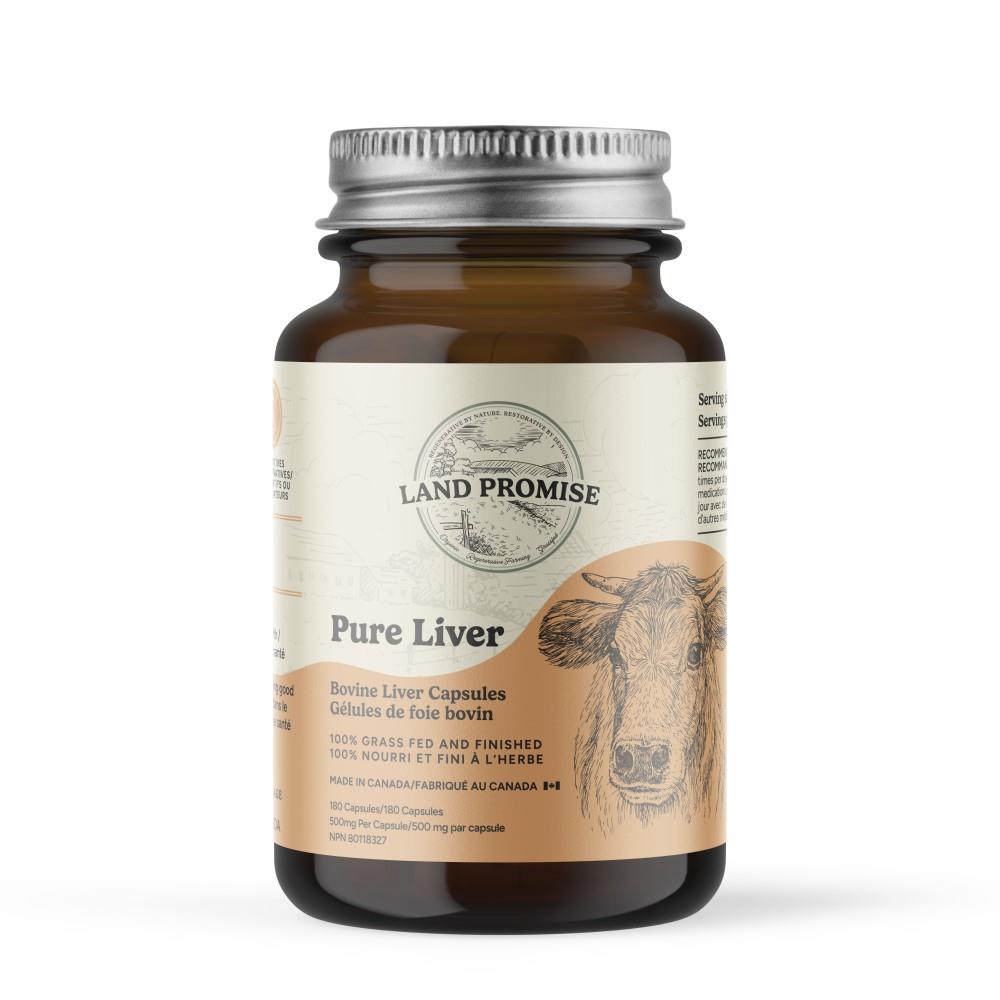 BOVINE LIVER - 500mg / 180 CAPSULES