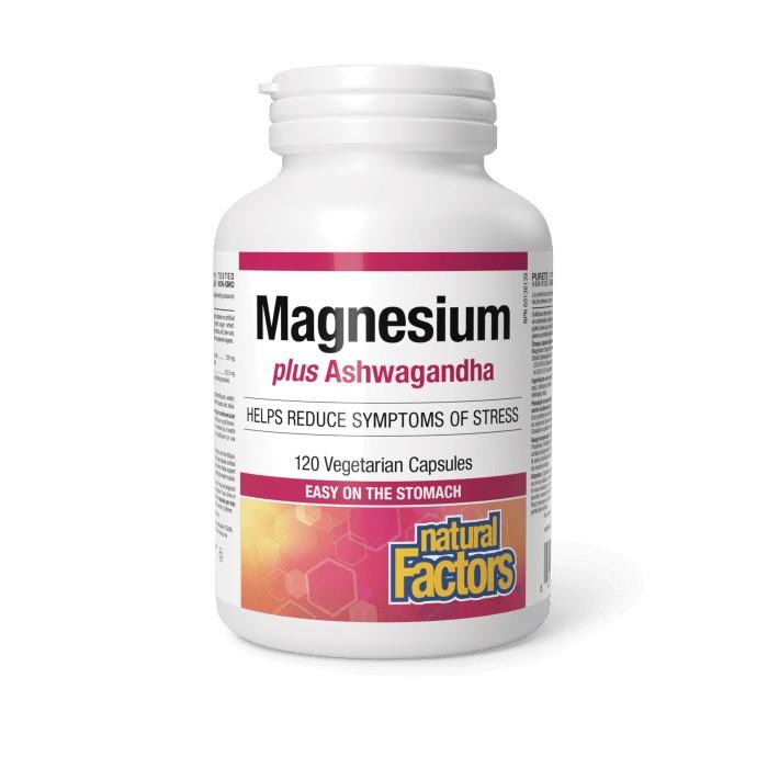 MAGNESIUM PLUS ASHWAGANDHA - 120 CAPSULES